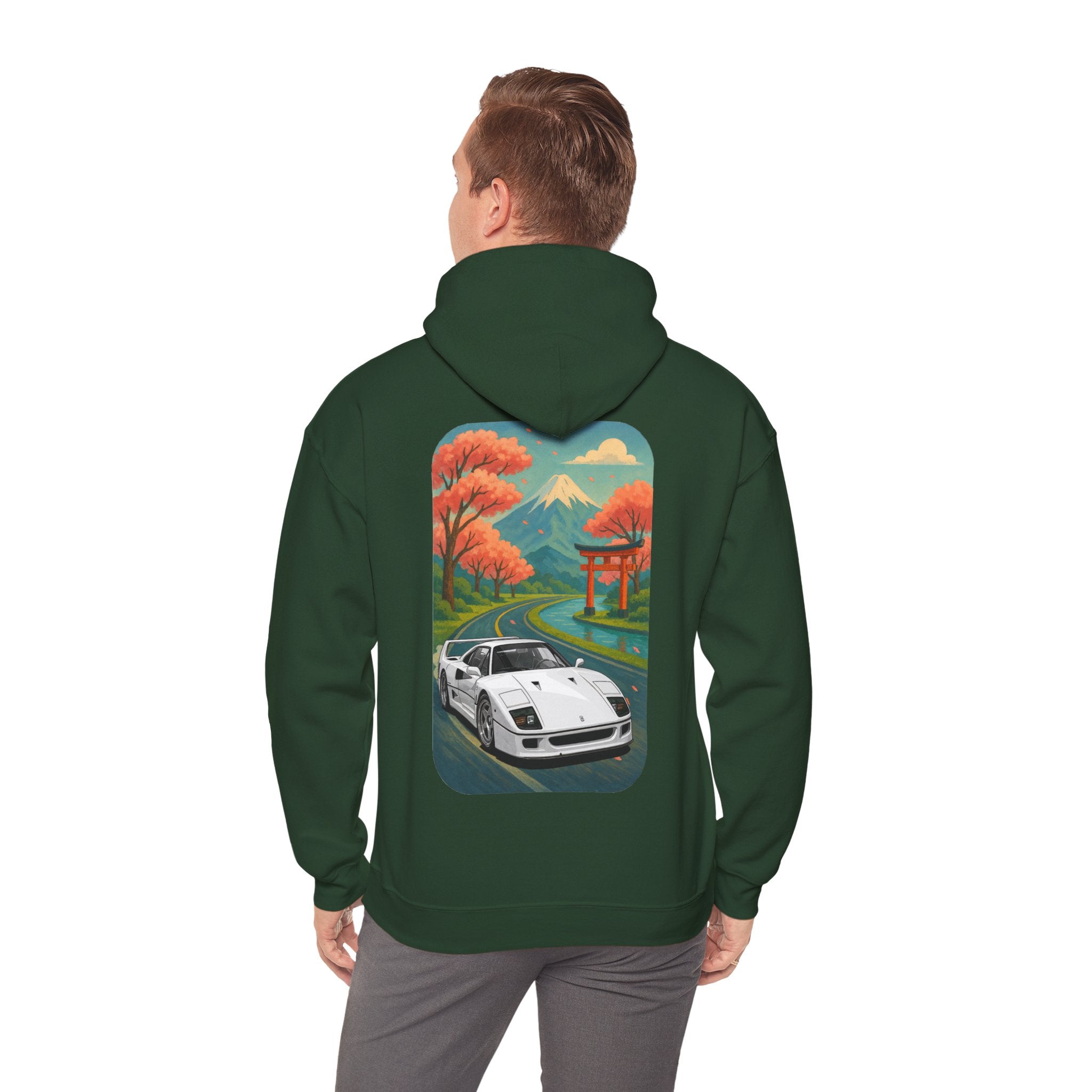 Japanese white F-40, Unisex Hoodie