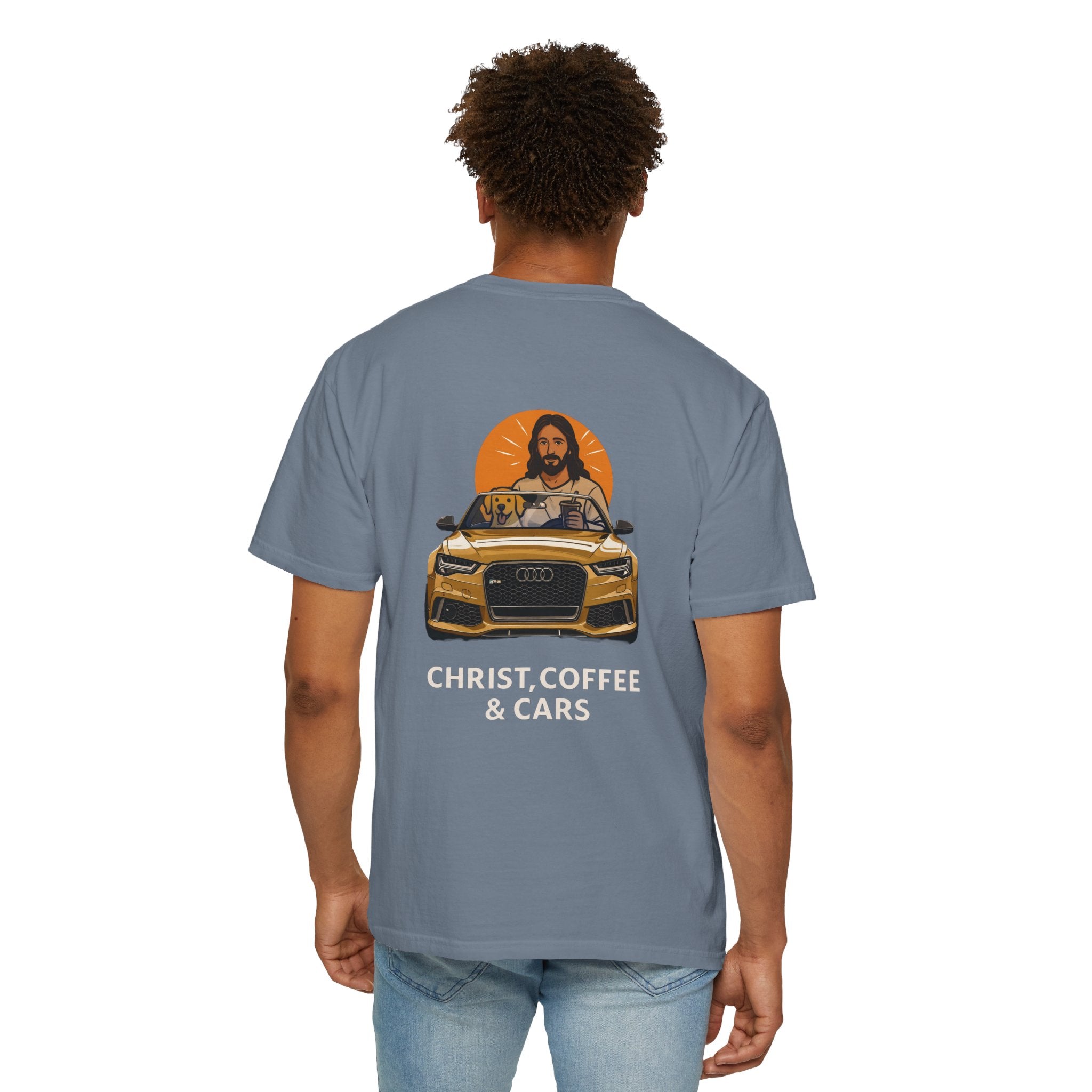 Christ, Coffee and Cars, Unisex T-Shirt
