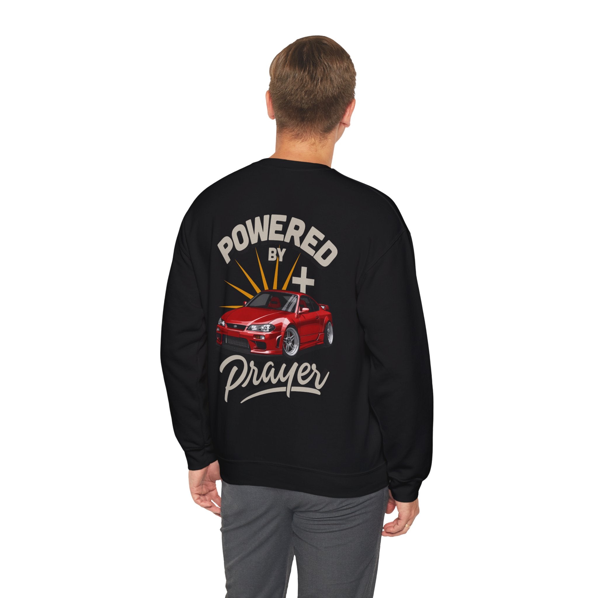 Powered by Prayer, Crewneck