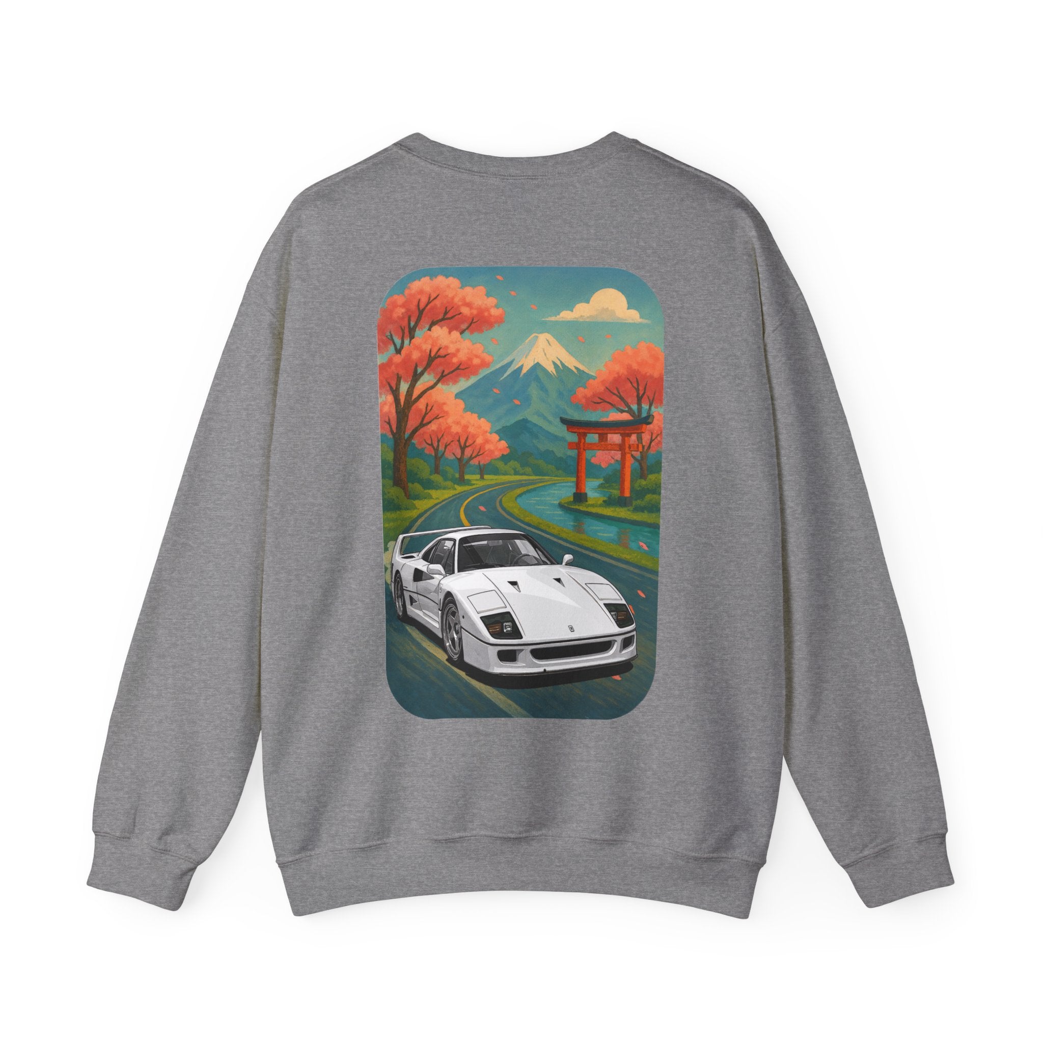 Japanese white F-40, Unisex Crewneck