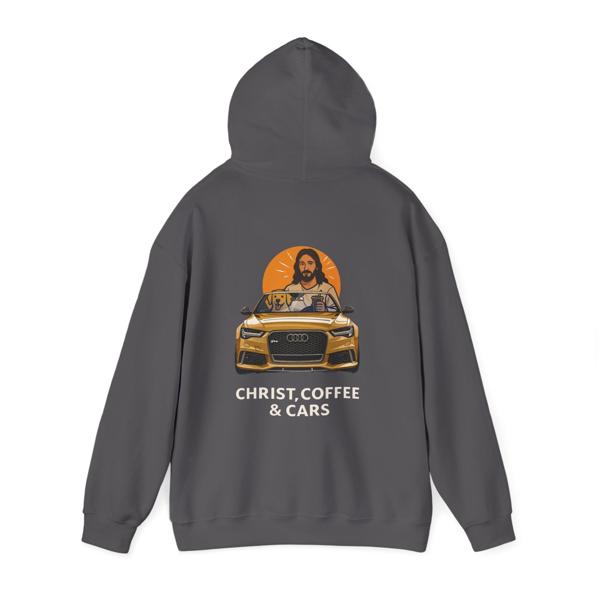 Christ, Coffee and Cars, Unisex Hoodie