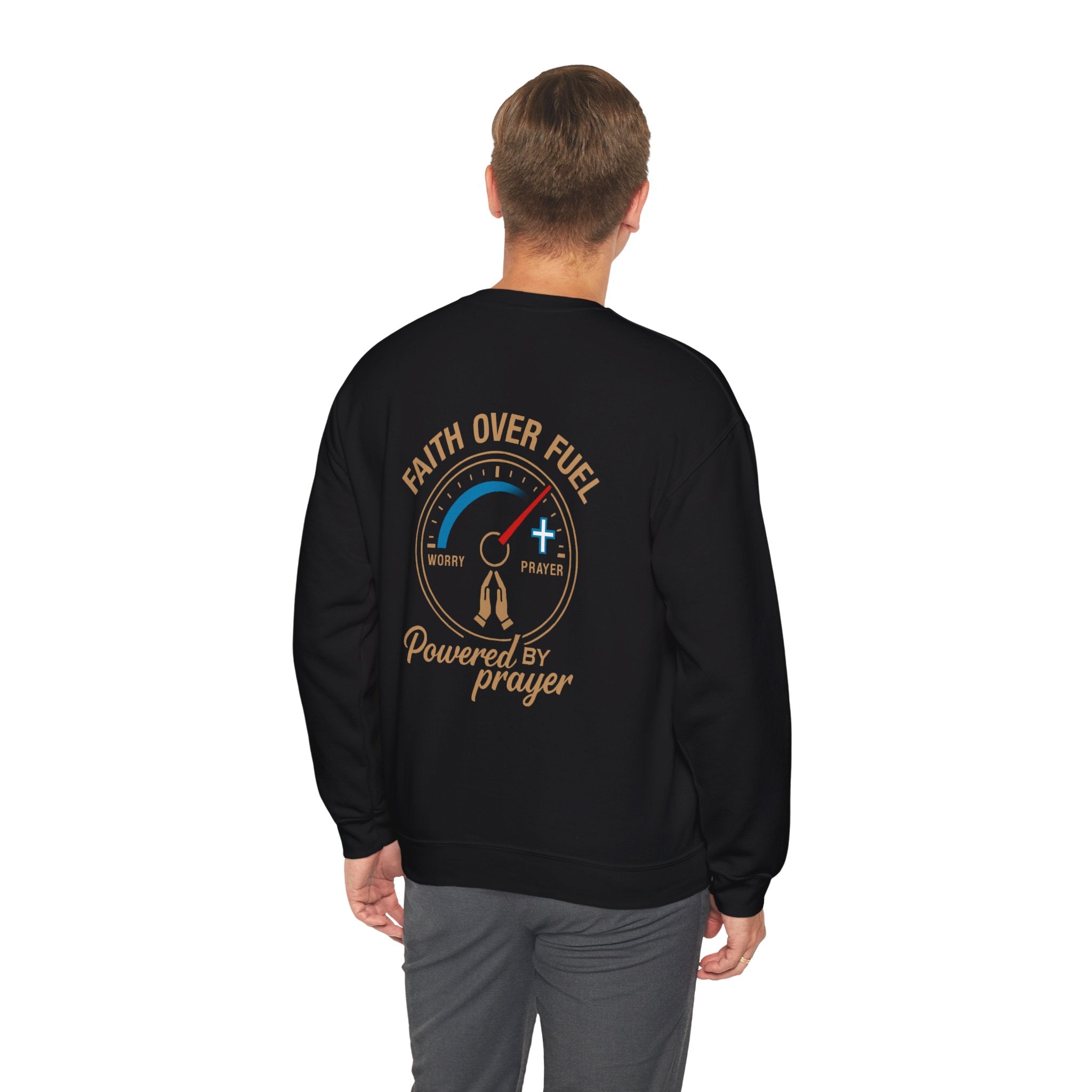Faith Over Fuel, Unisex Crewneck
