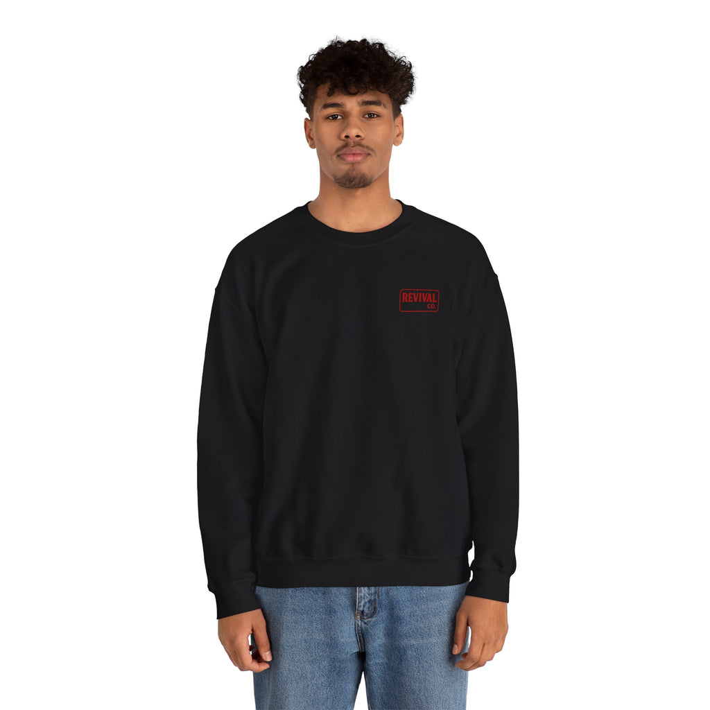Powered by Prayer, Crewneck