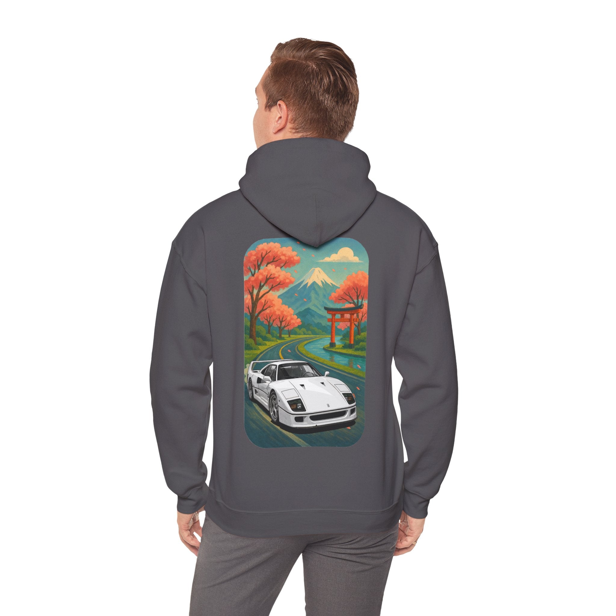 Japanese white F-40, Unisex Hoodie
