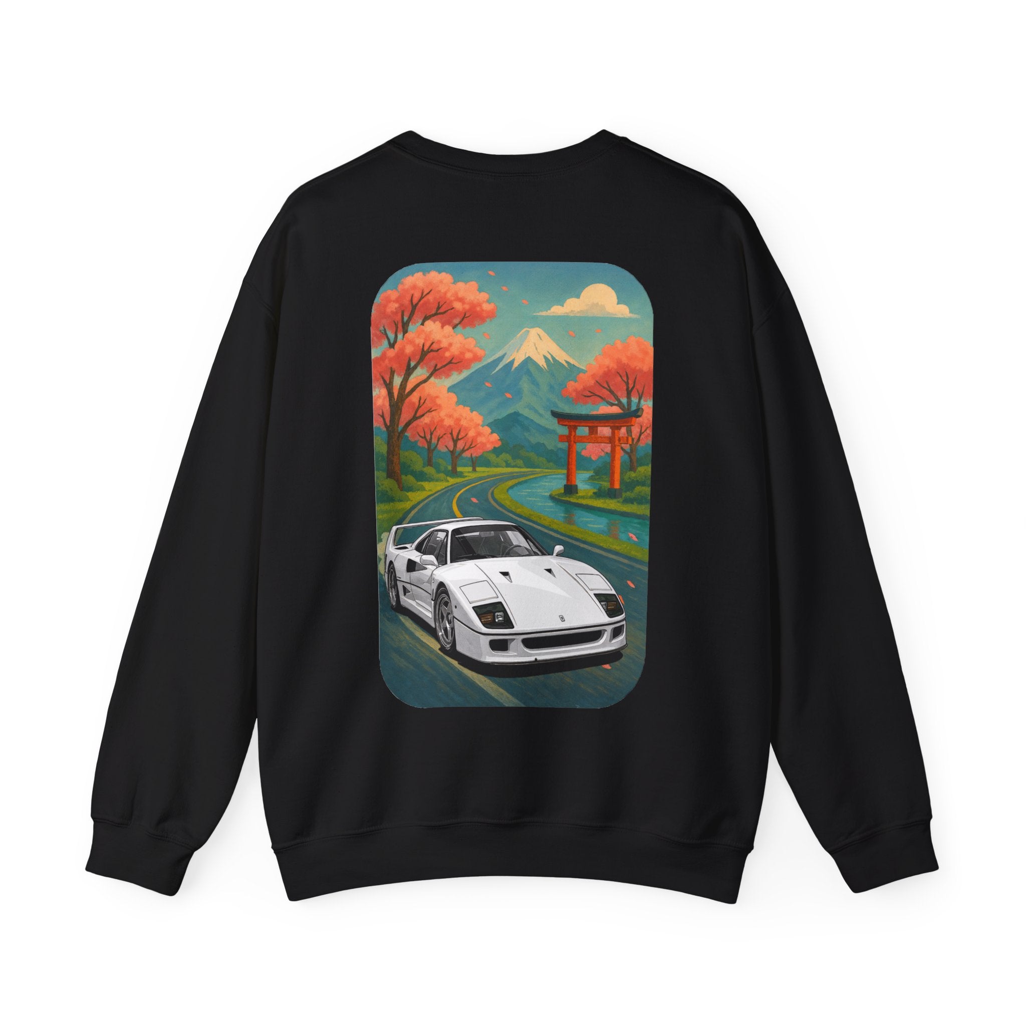 Japanese white F-40, Unisex Crewneck