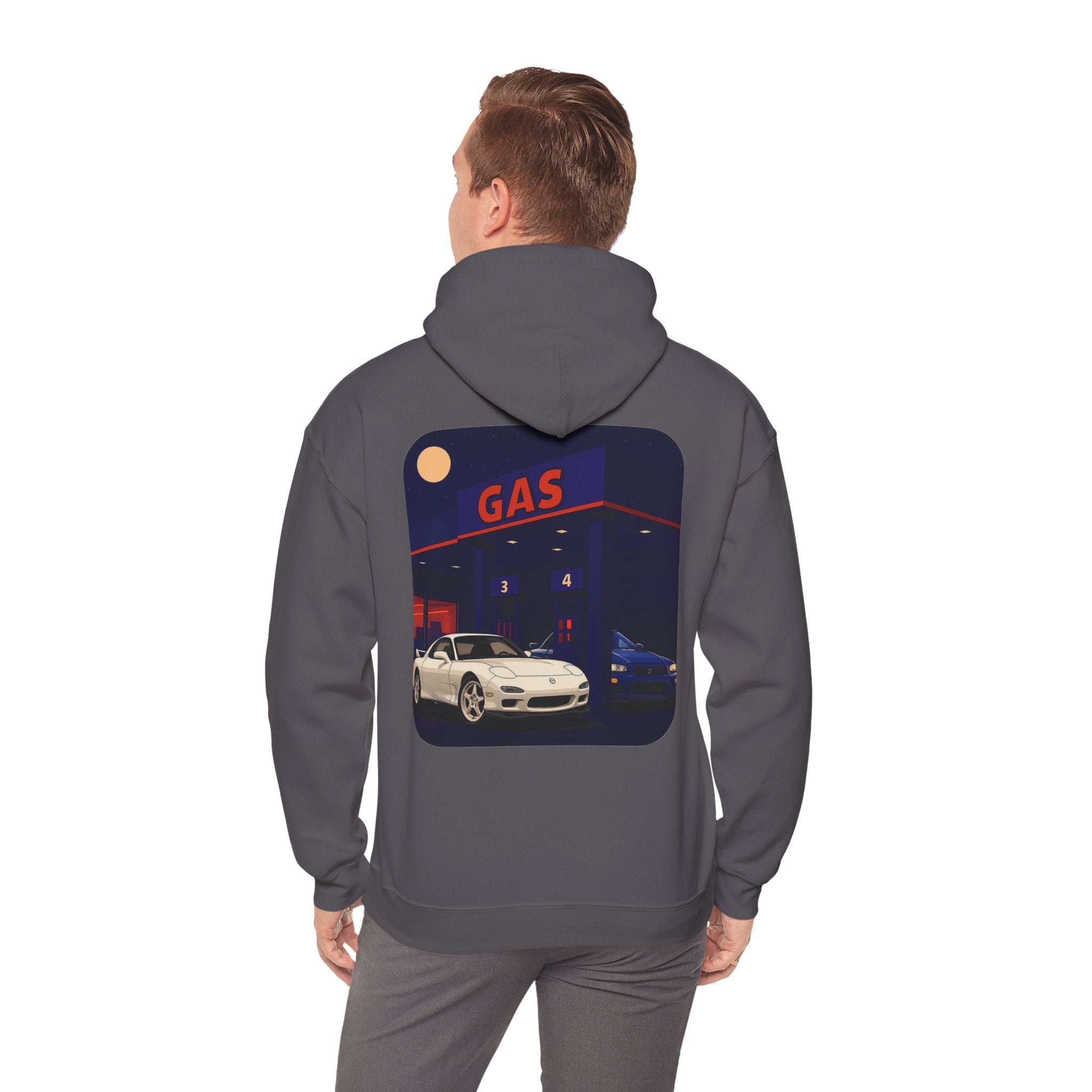 Midnight Gas Station, Unisex Hoodie