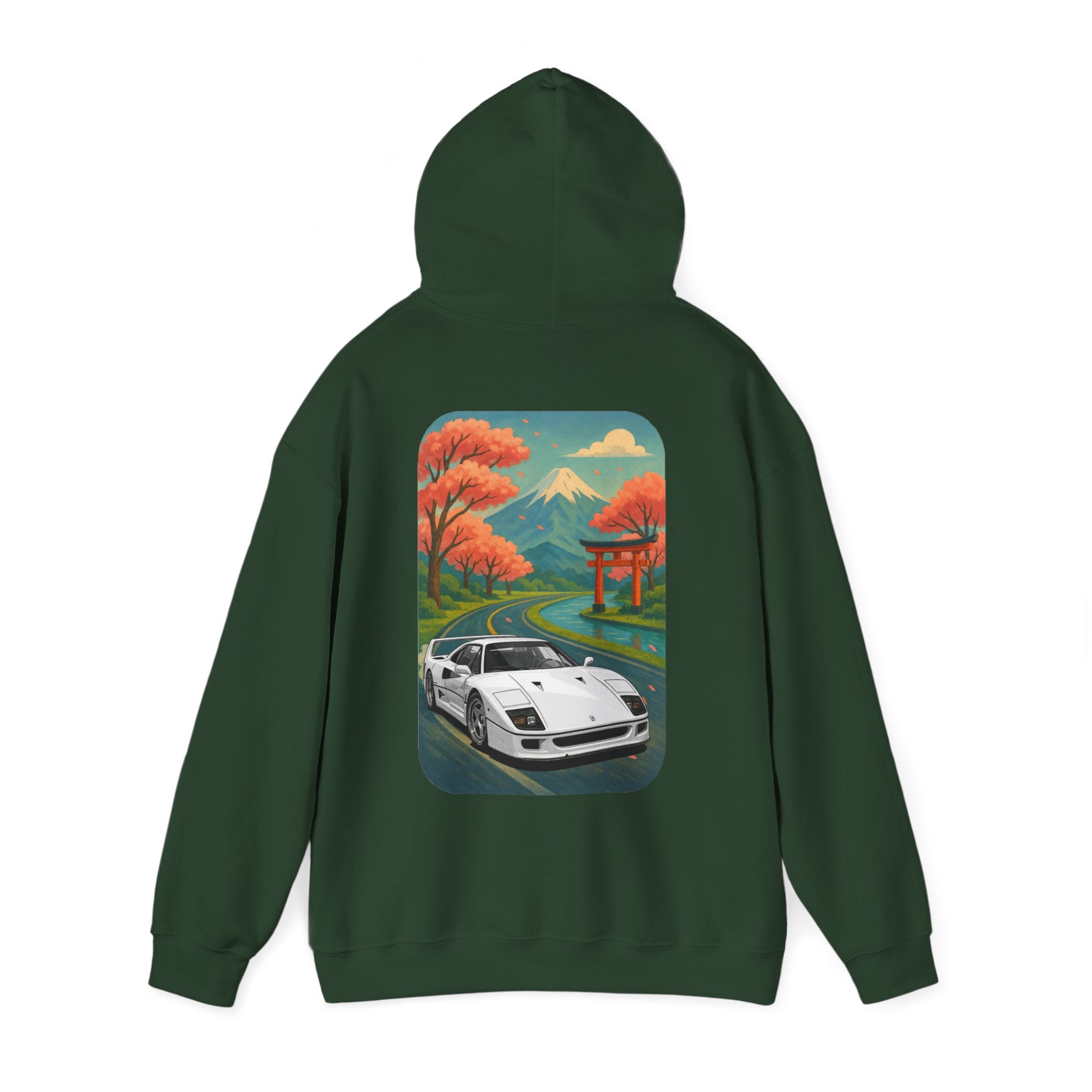Japanese white F-40, Unisex Hoodie