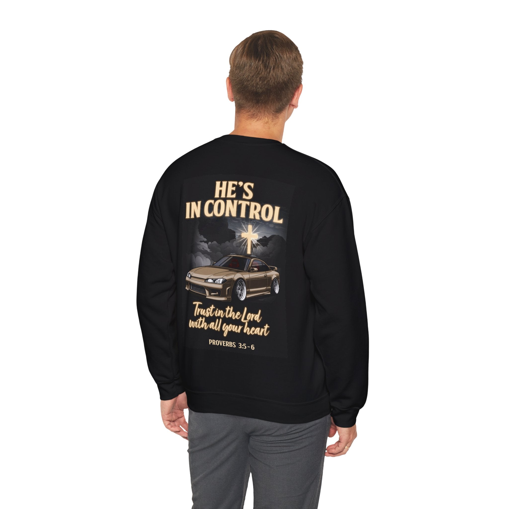 He's in Control, Unisex Crewneck