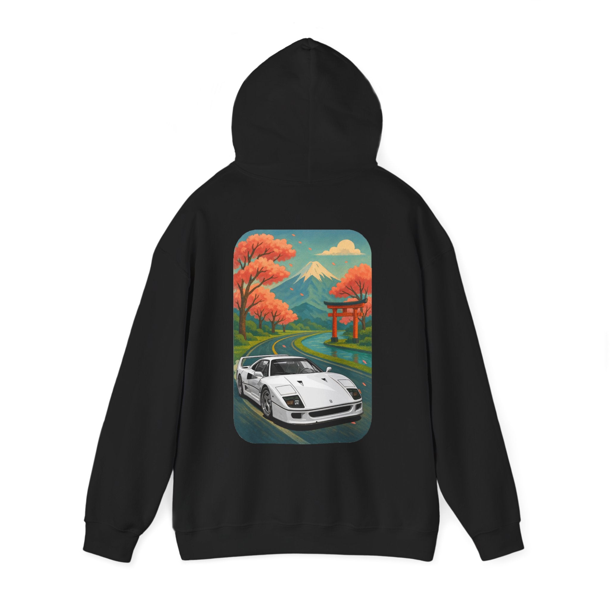 Japanese white F-40, Unisex Hoodie