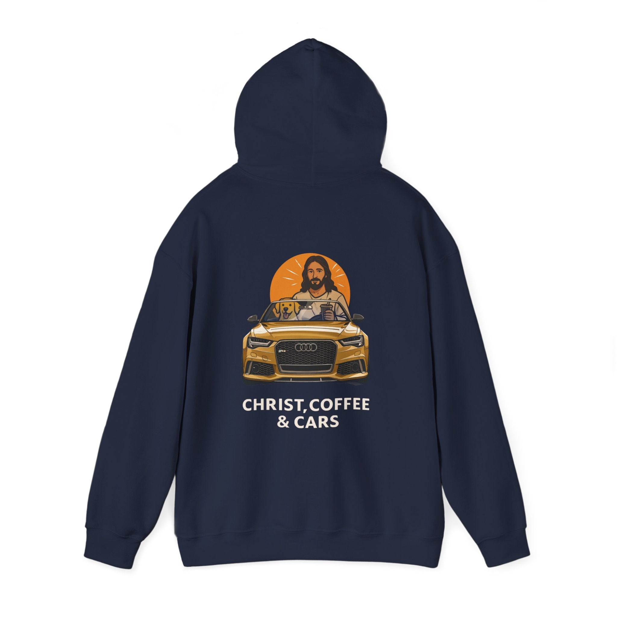Christ, Coffee and Cars, Unisex Hoodie