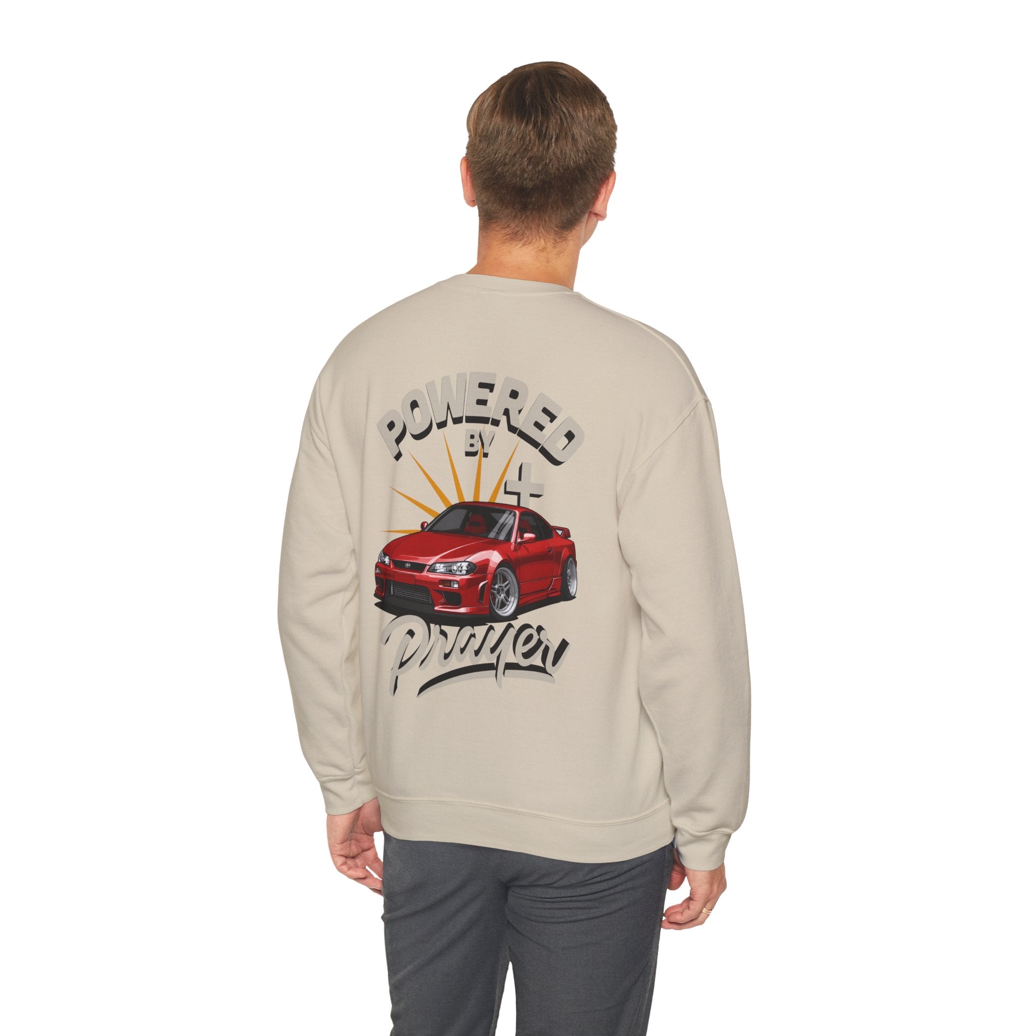 Powered by Prayer, Crewneck
