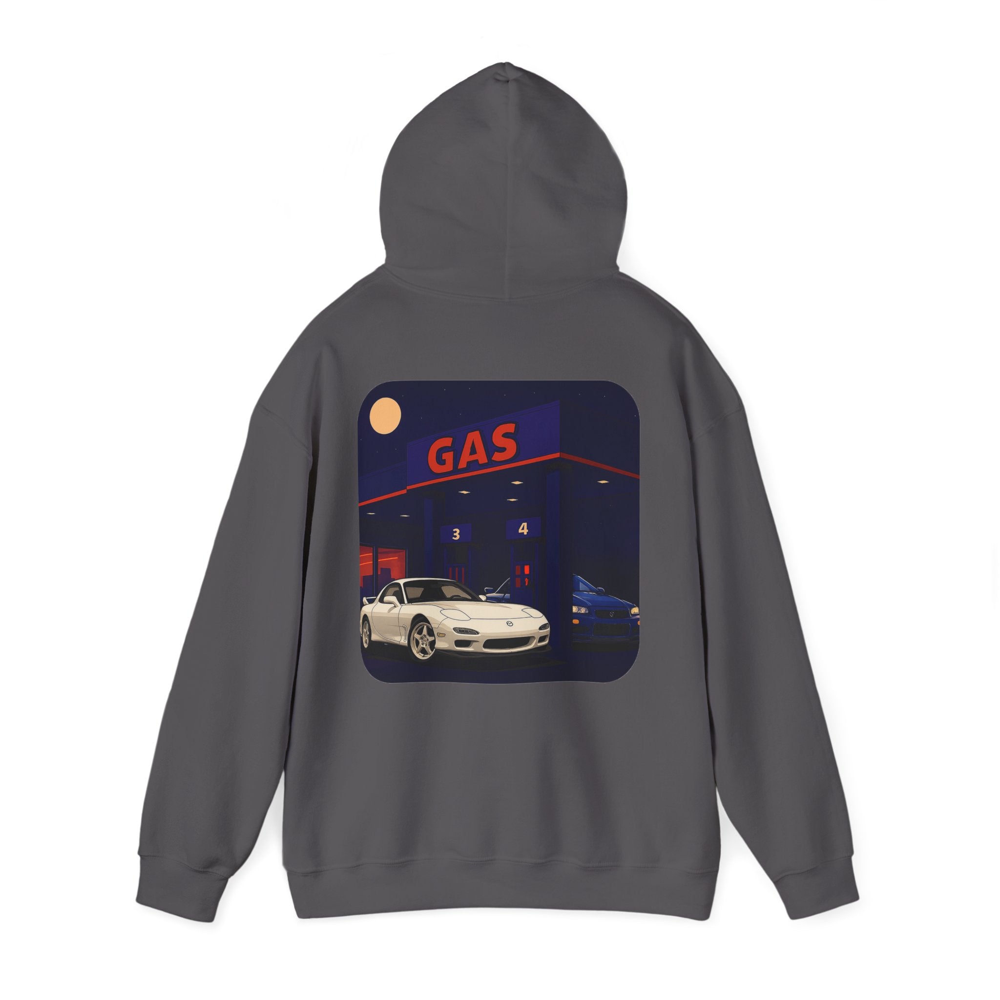Midnight Gas Station, Unisex Hoodie