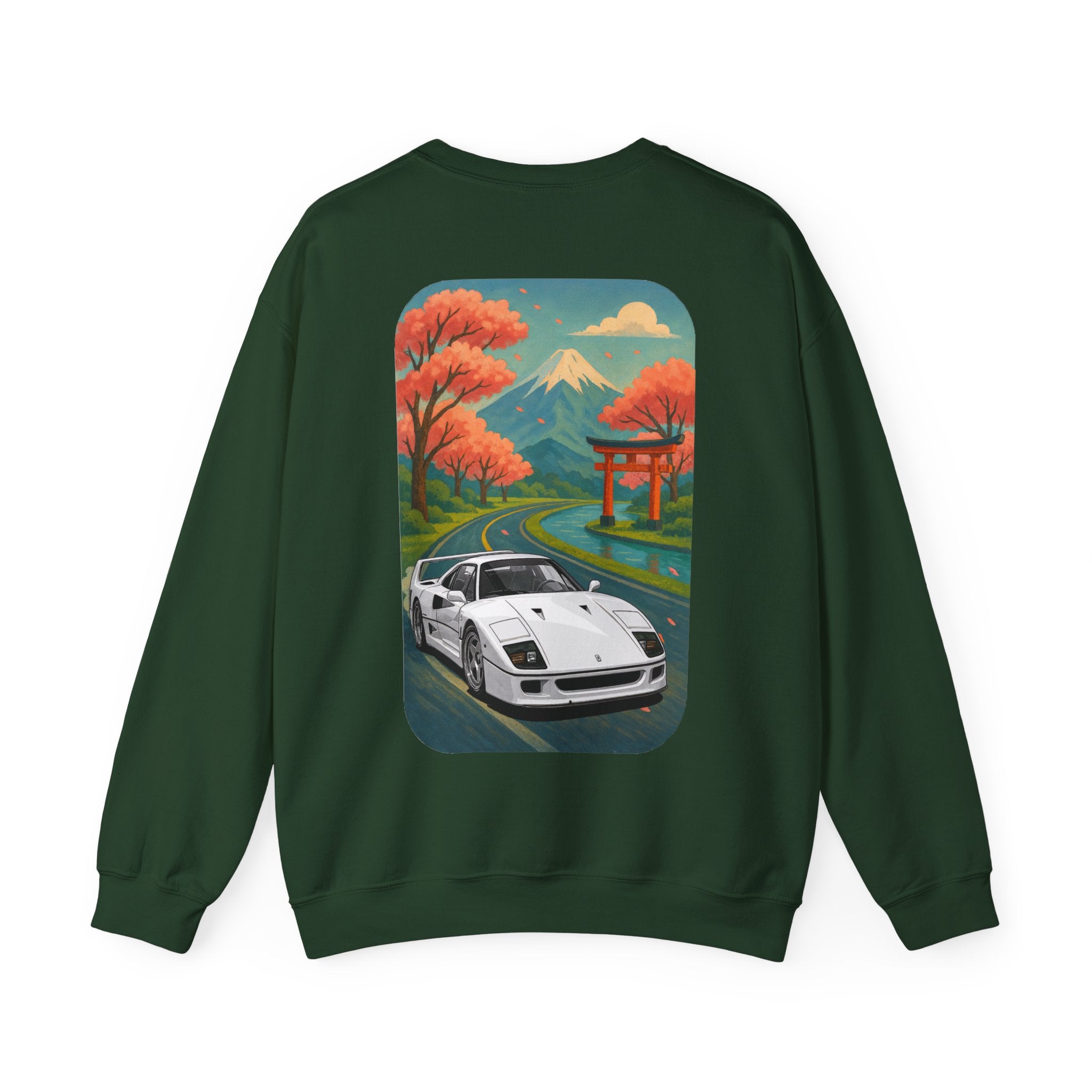 Japanese white F-40, Unisex Crewneck
