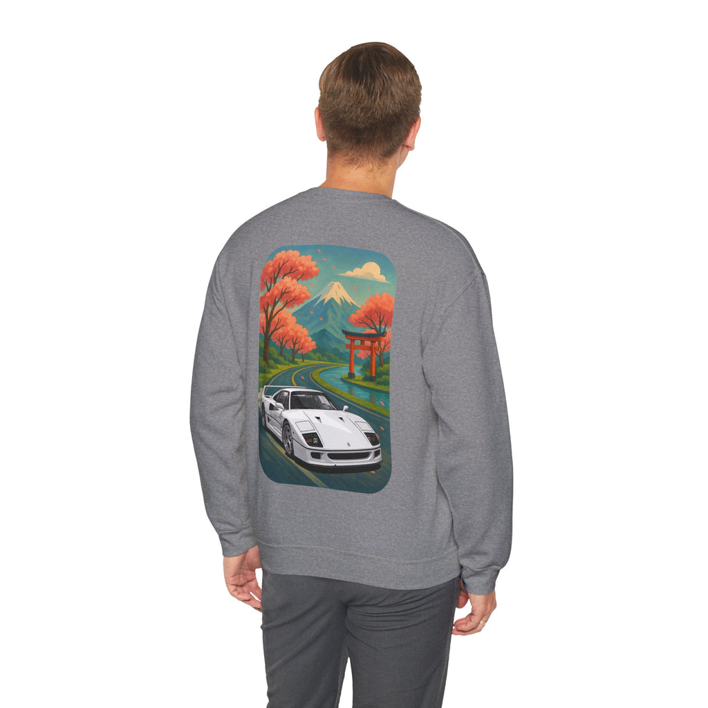 Japanese white F-40, Unisex Crewneck
