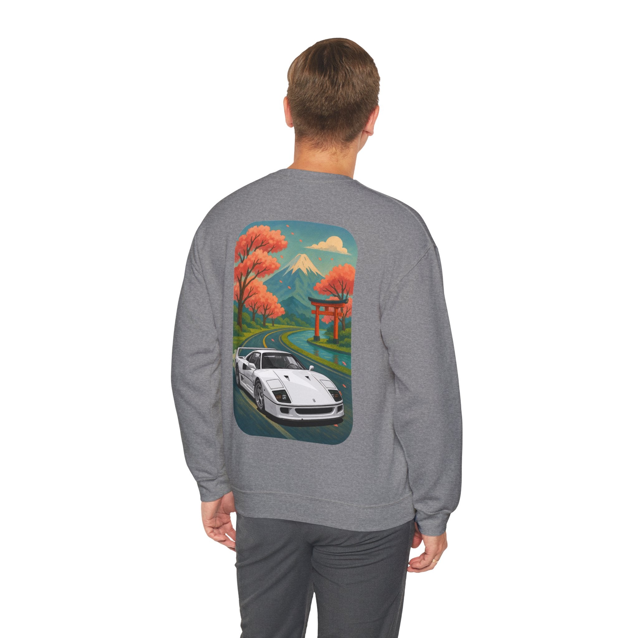 Japanese white F-40, Unisex Crewneck