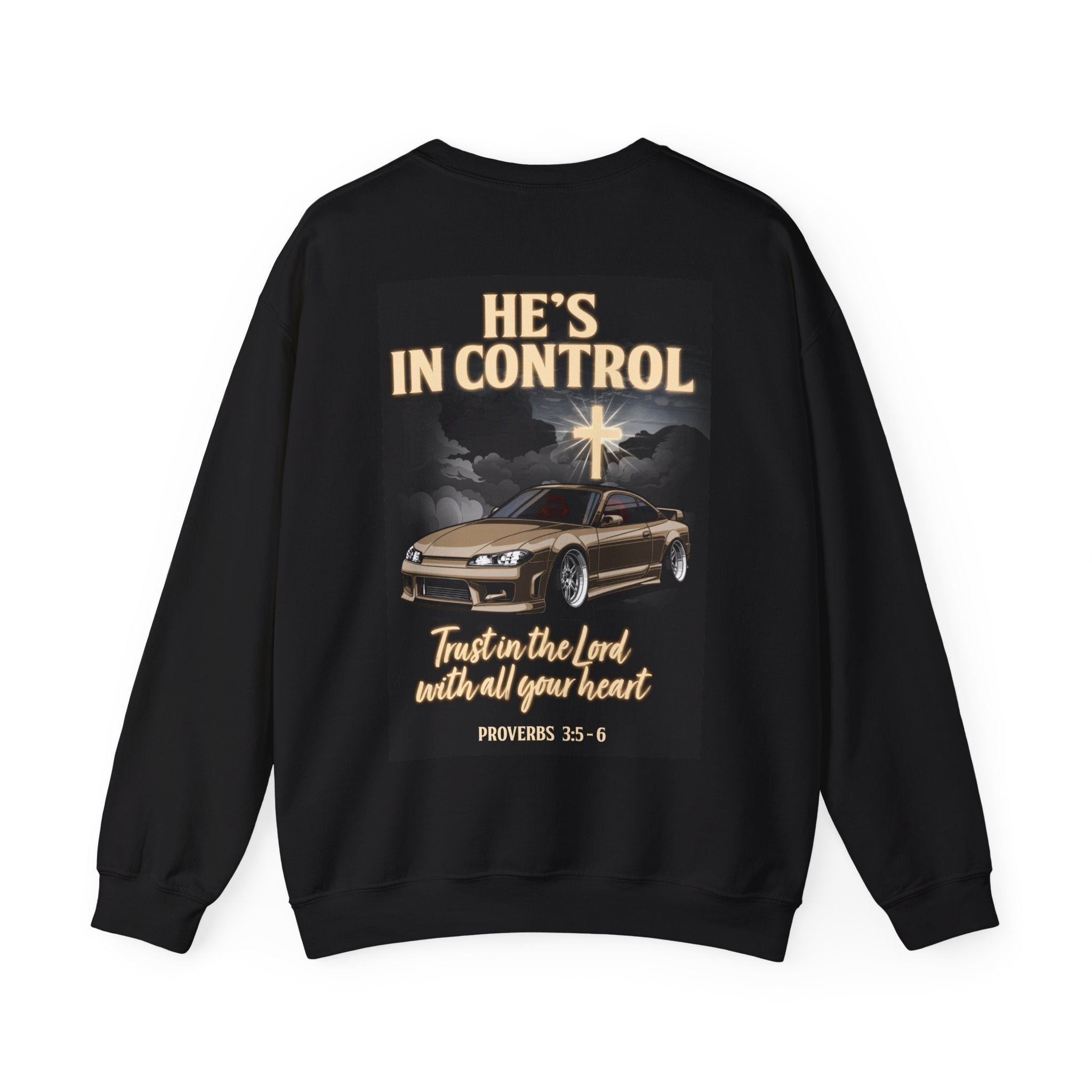 He's in Control, Unisex Crewneck